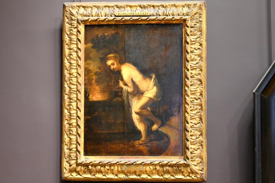 Rembrandt (Nachahmer) (1630–1647), Susanna im Bade, Paris, Musée du Louvre, Saal 843, 1647, Bild 1/2