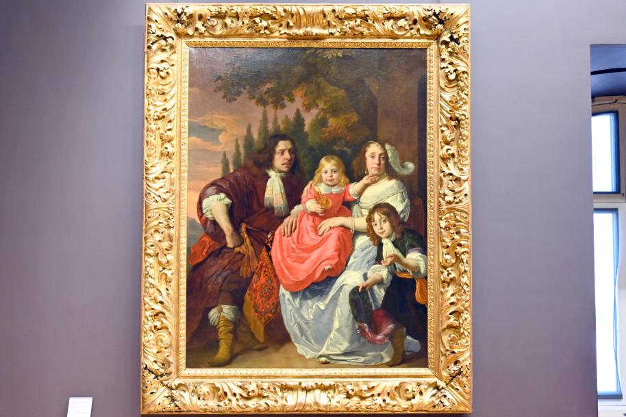 Bartholomeus van der Helst (1640–1669), Porträt der Familie Reepmaker, angesehene Bürger Amsterdams, Paris, Musée du Louvre, Saal 843, 1669