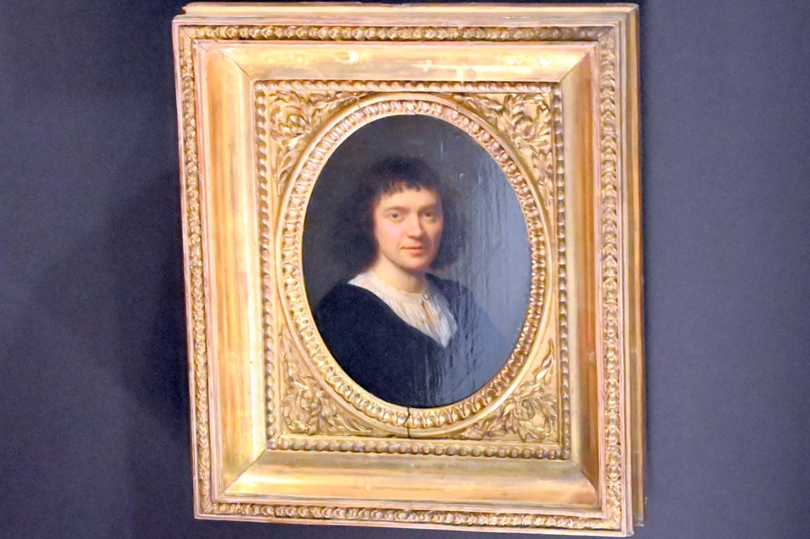 Pieter Cornelisz van Slingelandt (1656–1676), Selbstporträt, Paris, Musée du Louvre, Saal 842, 1676, Bild 1/2