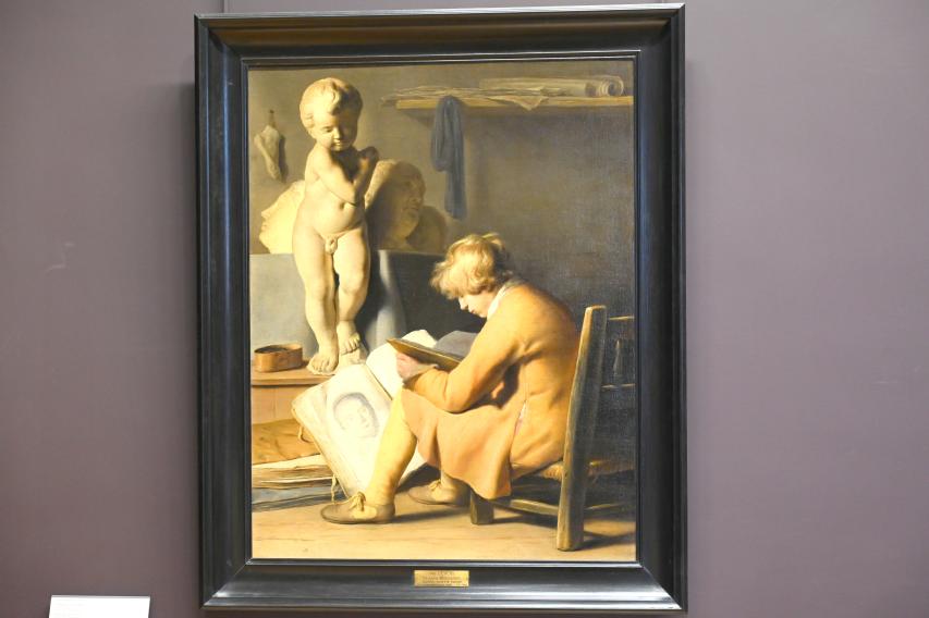Jan Lievens (1628–1654), Junge im Atelier (Der junge Zeichner), Paris, Musée du Louvre, Saal 841, um 1630–1635, Bild 1/2
