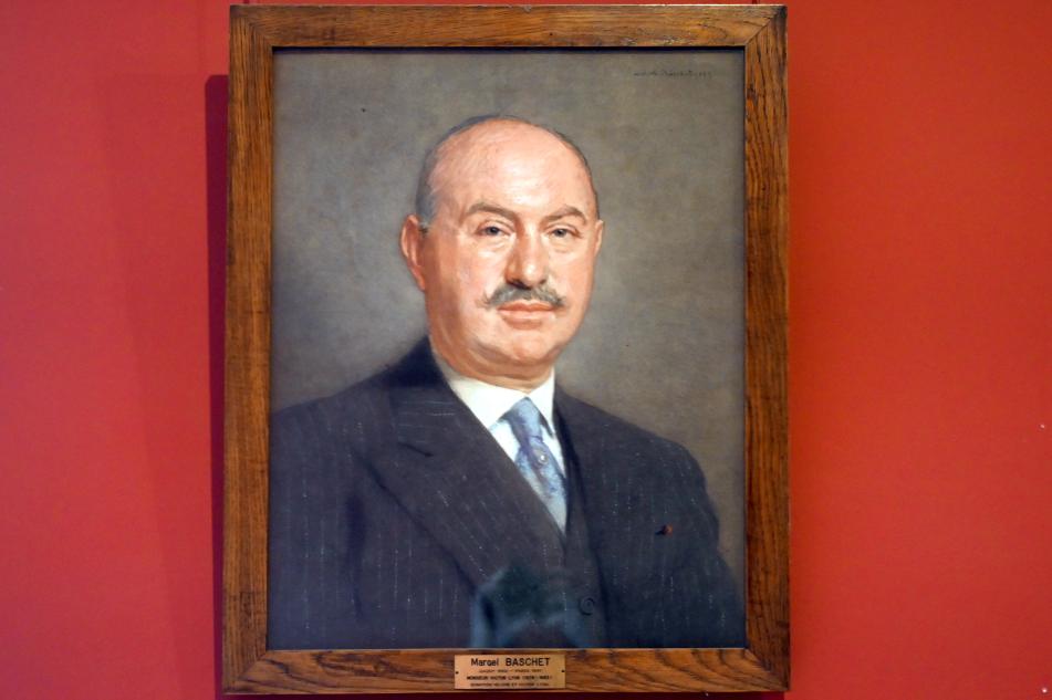 Marcel Baschet (1939), Porträt des Victor Lyon (1878-1963), Paris, Musée du Louvre, Saal 903, 1939, Bild 1/2