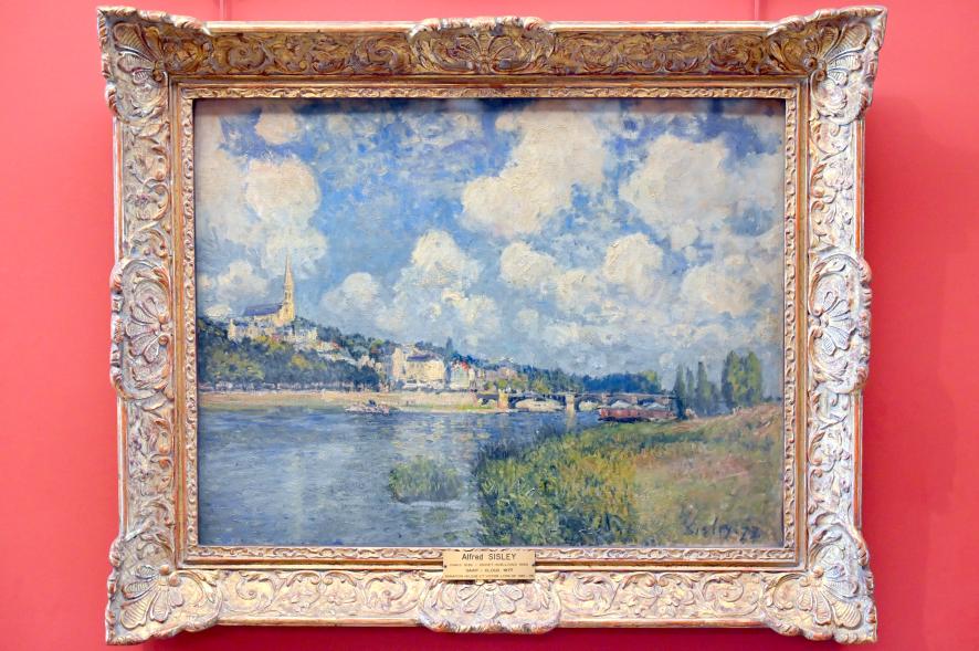 Alfred Sisley (1872–1896), Saint-Cloud bei Paris, Paris, Musée du Louvre, Saal 903, 1877, Bild 1/2