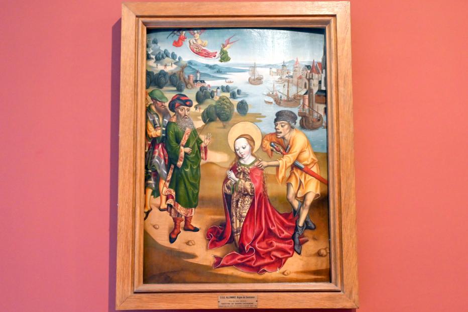 Martyrium der heiligen Katharina von Alexandrien, Paris, Musée du Louvre, Saal 903, um 1475–1500, Bild 1/2
