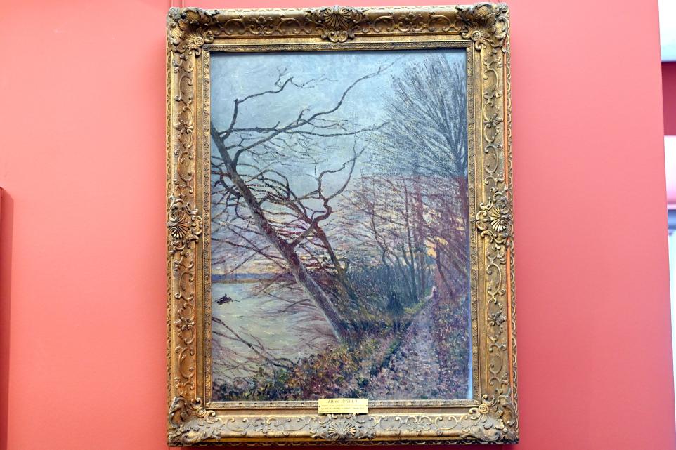 Alfred Sisley (1872–1896), Bois des Roches bei Veneux-Nadon, Paris, Musée du Louvre, Saal 903, 1880, Bild 1/2