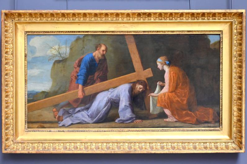 Eustache Le Sueur (1640–1654), Kreuztragung Christi, Paris, Kirche St-Gervais-St-Protais, jetzt Paris, Musée du Louvre, Saal 908, um 1651