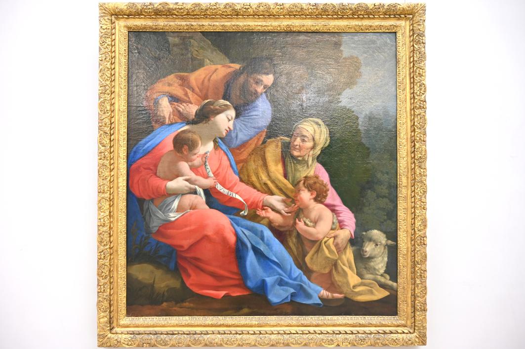 Simon Vouet (1616–1650), Heilige Familie, Paris, Musée du Louvre, Saal 911, um 1641–1642
