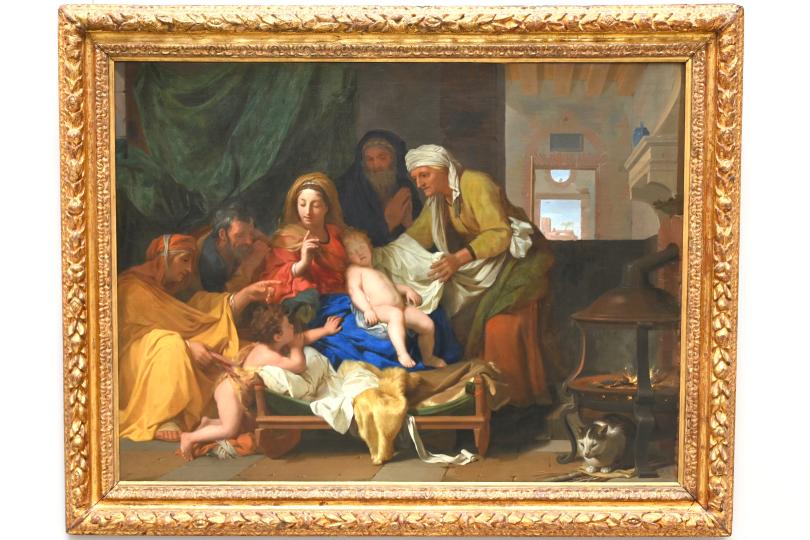 Charles Le Brun (1640–1689), Schlafendes Jesuskind (Stille), Paris, Musée du Louvre, Saal 911, 1655, Bild 1/2