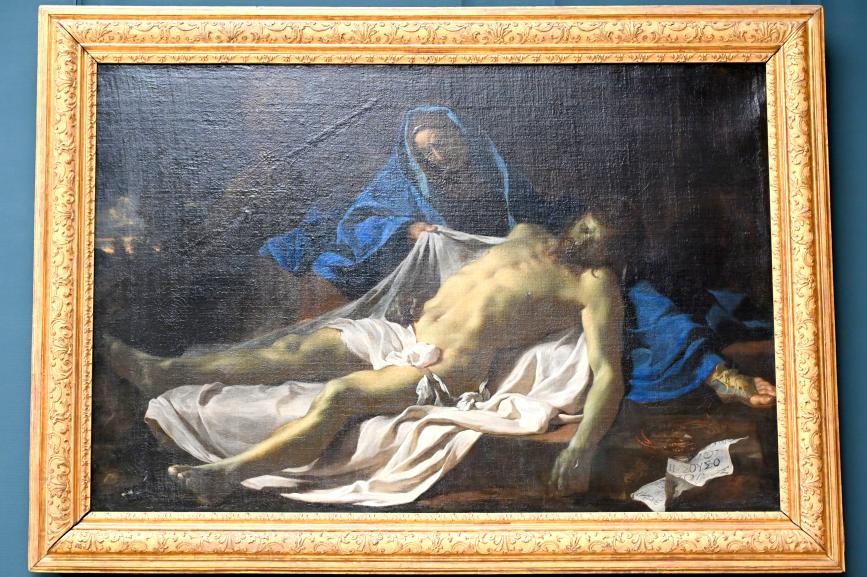Charles Le Brun (1640–1689), Der tote Christus auf dem Schoß der Jungfrau, Paris, Musée du Louvre, Saal 913, um 1643–1645, Bild 1/2