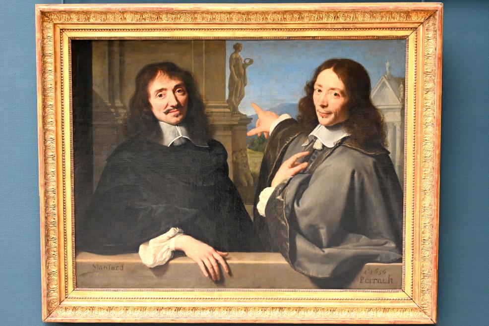 Philippe de Champaigne (1629–1668), Porträt zweier Männer, Paris, Musée du Louvre, Saal 913, 1656