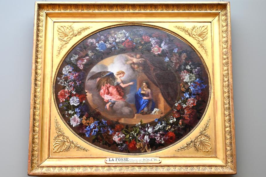 Charles de La Fosse (1665–1715), Mariä Verkündigung, Paris, Musée du Louvre, Saal 916, um 1685, Bild 1/2