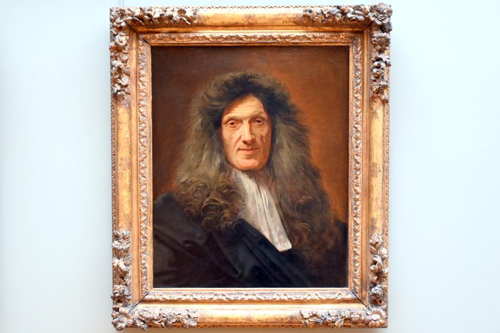 Jean Jouvenet (1687–1706), Porträt des Arztes Raymond Finot (1636-1709), Paris, Musée du Louvre, Saal 916, vor 1704, Bild 1/2