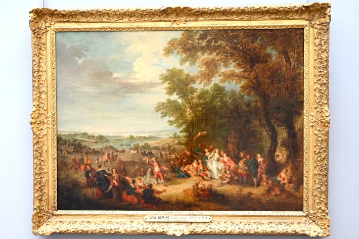 Bonaventure de Bar (1728), Gartenfest, Paris, Musée du Louvre, Saal 917, 1728, Bild 1/2
