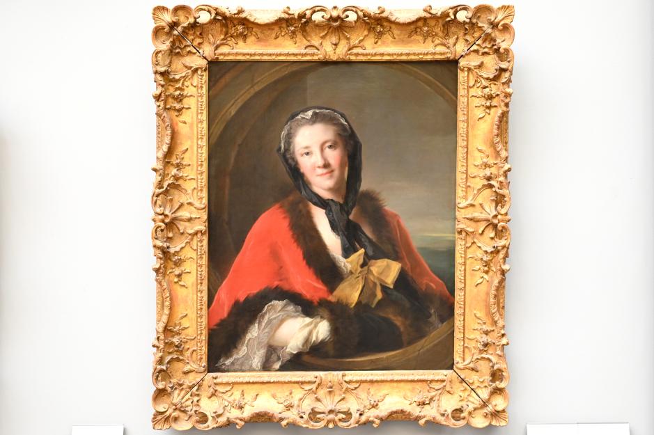 Jean-Marc Nattier (1719–1756), Porträt der Gräfin Ulla Tessin (1711-1768), Paris, Musée du Louvre, Saal 919, 1741