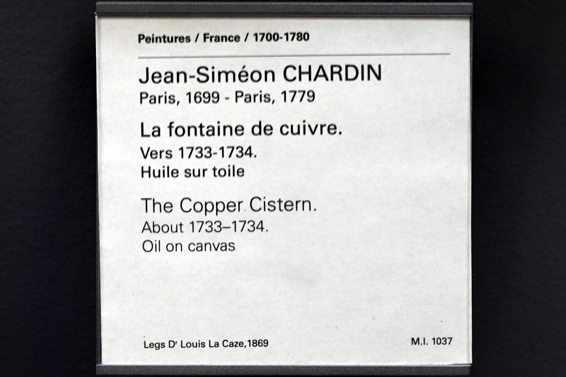 Jean Siméon Chardin (1725–1768), Der Kupferkessel, Paris, Musée du Louvre, Saal 920, um 1733–1734, Bild 2/2
