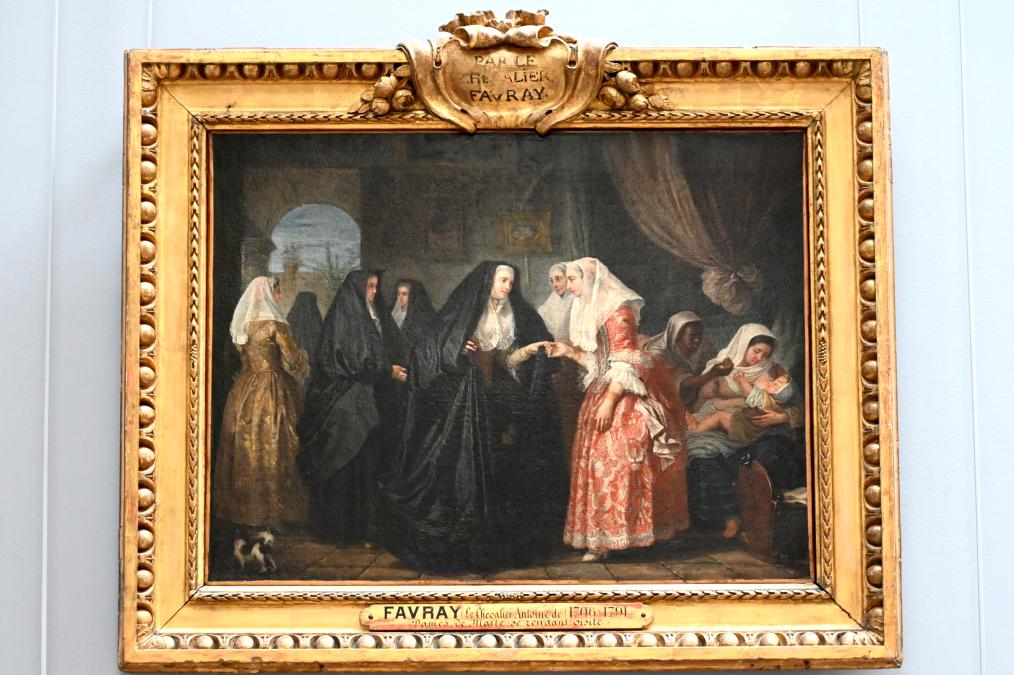 Antoine de Favray (1751), Maltesische Damen beim gegenseitigen Besuch, Paris, Musée du Louvre, Saal 921, 1751