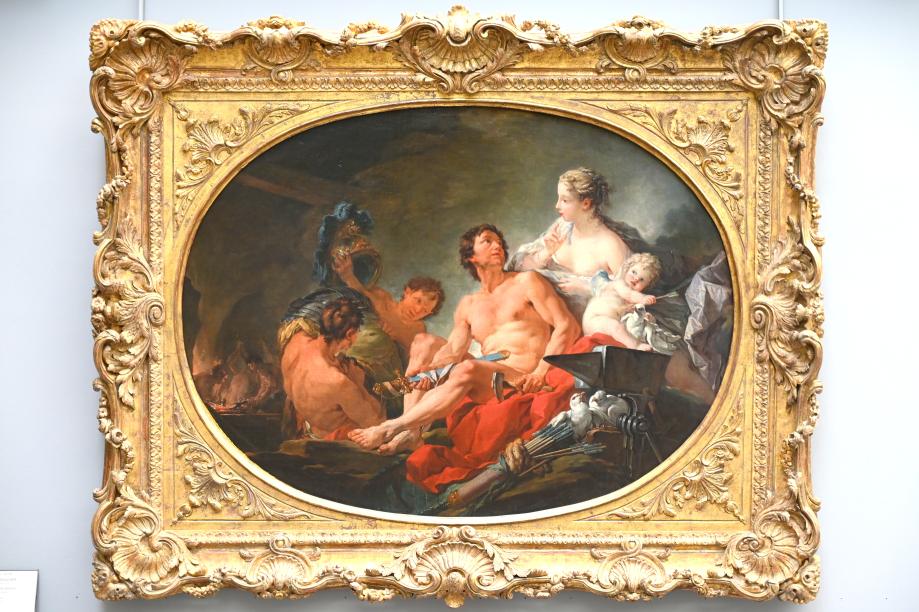 François Boucher (1728–1800), Die Schmiede des Vulkan, Paris, Musée du Louvre, Saal 927, 1747