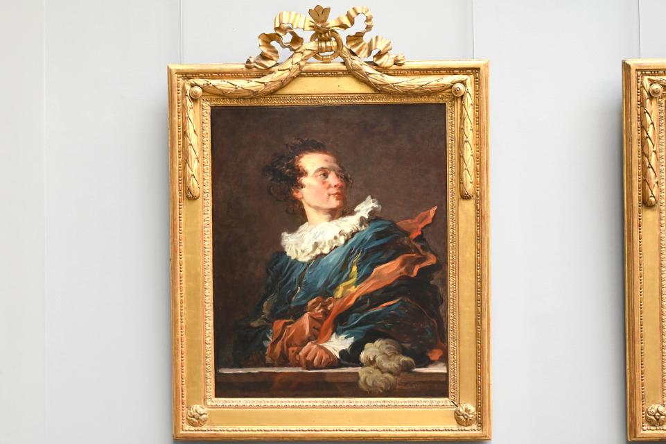 Jean-Honoré Fragonard (1751–1784), Fantasiefigur (Porträt des Abtes von Saint-Non (1727-1791)), Paris, Musée du Louvre, Saal 929, 1769