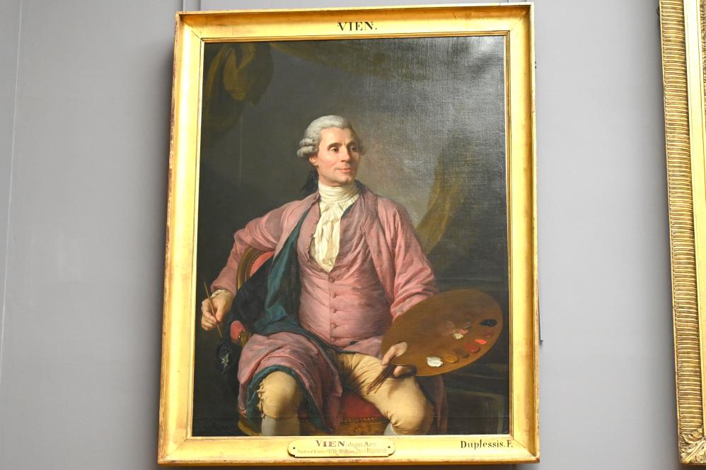 Joseph Siffred Duplessis (1764–1784), Porträt des Malers Joseph-Marie Vien (1716-1809), Paris, Musée du Louvre, Saal 932, 1784