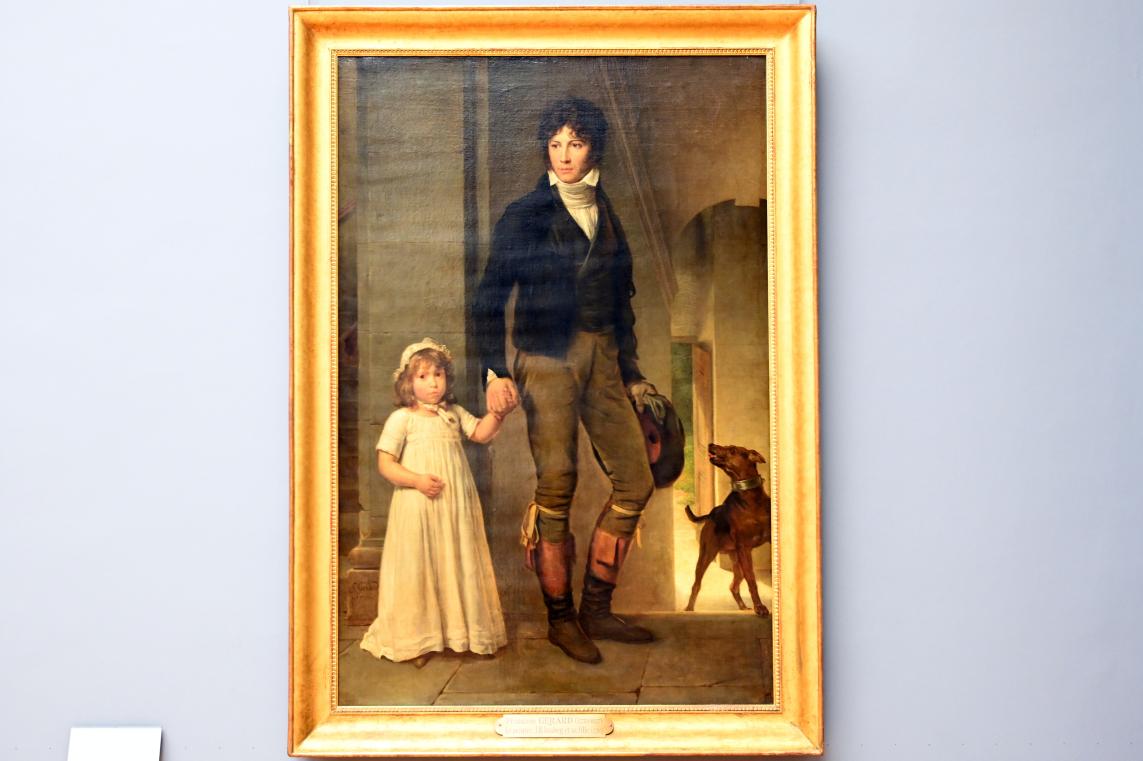 François Gérard (1794–1824), Jean-Baptiste Isabey (1767–1855) und seine Tochter Alexandrine (1791–1871), Paris, Musée du Louvre, Saal 934, 1795, Bild 1/2