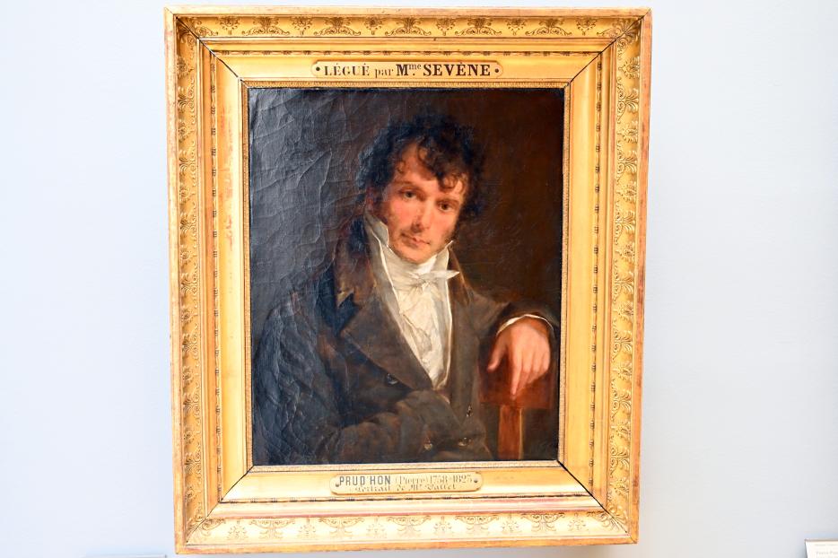 Pierre Paul Prud’hon (1782–1822), Porträt des Monsieur Vallet, privater Steuereintreiber, Paris, Musée du Louvre, Saal 936, vor 1812