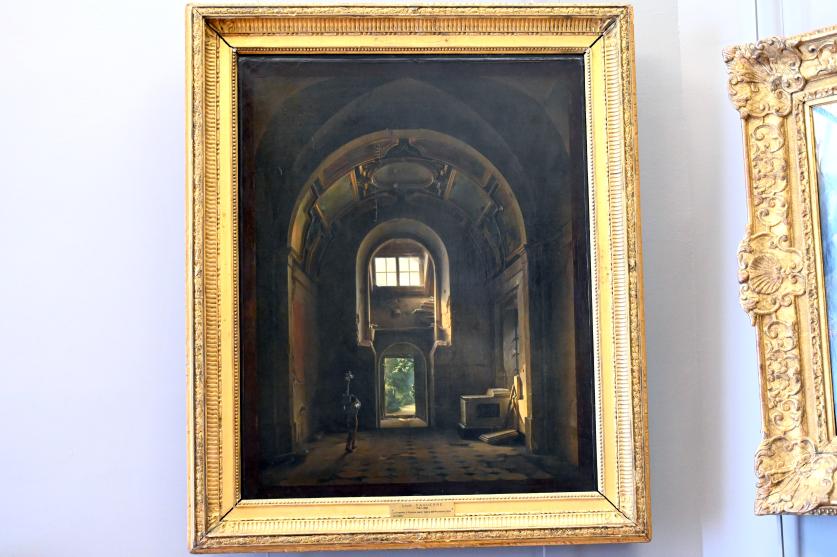 Louis Daguerre (1813), Innenraum einer Kapelle in der Feuillantenkirche in Paris, Paris, Musée du Louvre, Saal 937, vor 1814