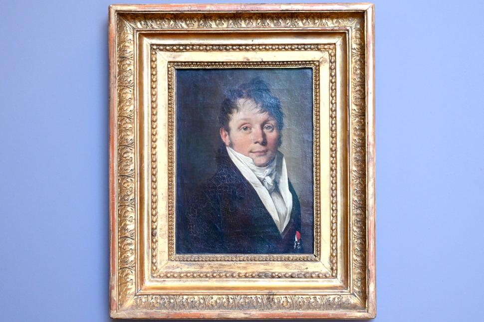 Louis-Léopold Boilly (1790–1818), Porträt des Antoine-Vincent Arnault (1766-1834), Dichter und Dramatiker, Cousin der zweiten Frau des Künstlers, Paris, Musée du Louvre, Saal 938, um 1814, Bild 1/2