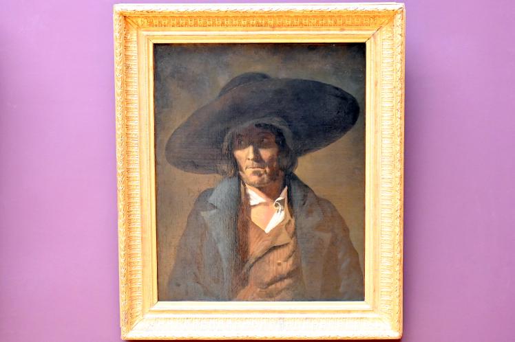 Théodore Géricault (1811–1822), Porträt eines Mannes (Bewohner von Vendée), Paris, Musée du Louvre, Saal 941, Undatiert, Bild 1/2
