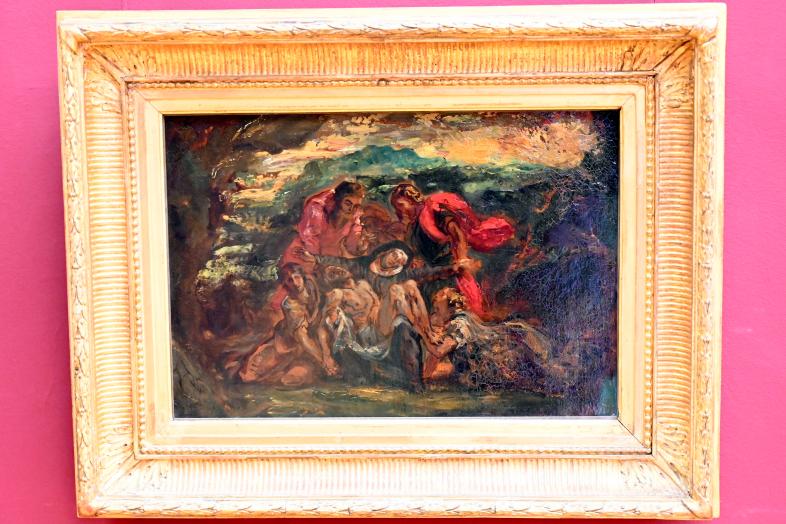Eugène Delacroix (1820–1862), Pieta, Paris, Musée du Louvre, Saal 942, um 1837, Bild 1/2