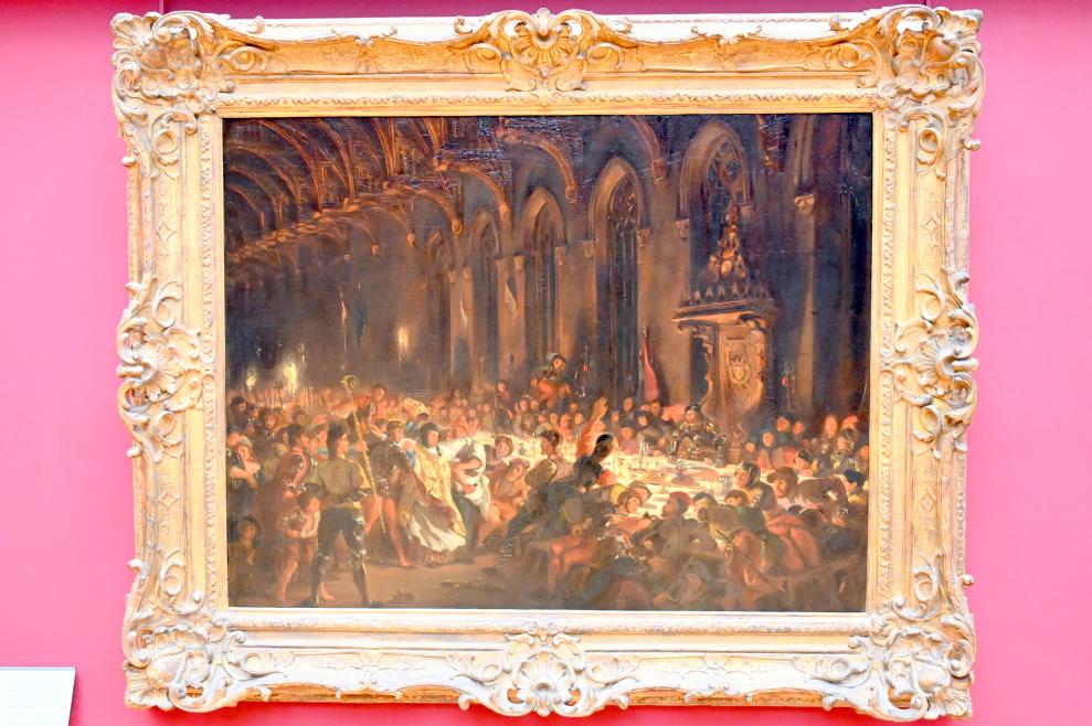 Eugène Delacroix (1820–1862), Die Ermordung des Bischofs von Lüttich, Paris, Musée du Louvre, Saal 942, 1829, Bild 1/2