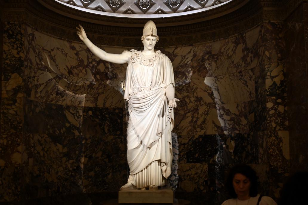 Athene von Velletri (Pallas Athena), Paris, Musée du Louvre, Saal 344, 1. Jhd., Bild 1/3
