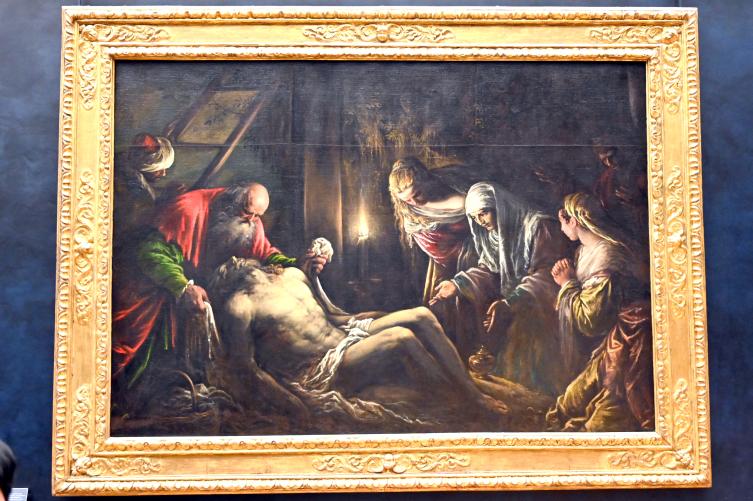 Jacopo Bassano (da Ponte) (1539–1590), Kreuzabnahme Christi, Paris, Musée du Louvre, Saal 711, um 1580–1582, Bild 1/2