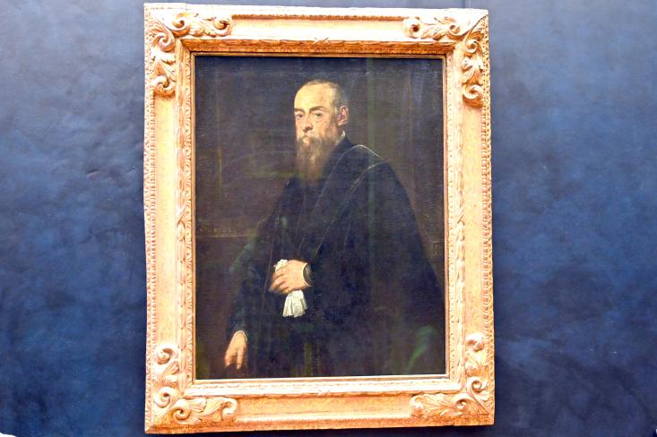 Tintoretto (Jacopo Robusti) (1540–1590), Porträt eines Mannes, Paris, Musée du Louvre, Saal 711, 1570–1575