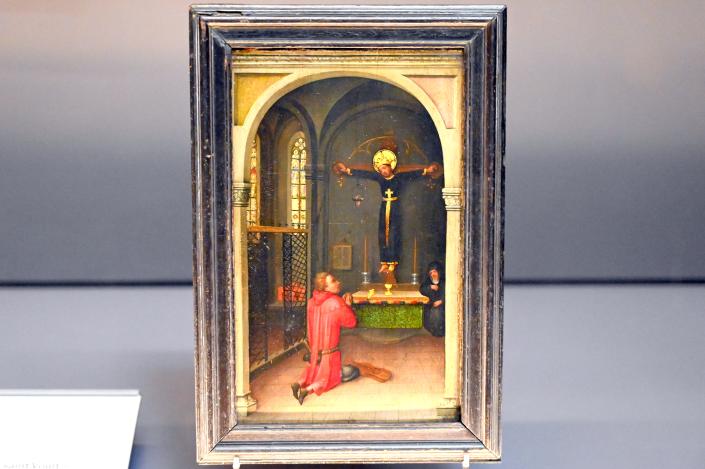 Stefan Lochner (Schüler) (1445), Das Wunder des Volto Santo von Lucca, Paris, Musée du Louvre, Saal 819, um 1440–1450, Bild 1/2