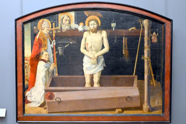 Das Boulbon-Altarbild, Boulbon, Kapelle Saint-Marcellin, jetzt Paris, Musée du Louvre, Saal 832, um 1440–1460, Bild 1/2