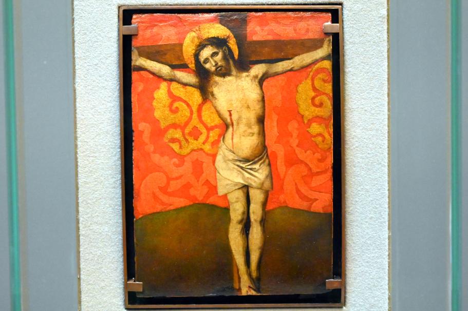 Meister der Verkündigung von Aix (1447), Christus am Kreuz, Paris, Musée du Louvre, Saal 833, um 1445–1450, Bild 1/2