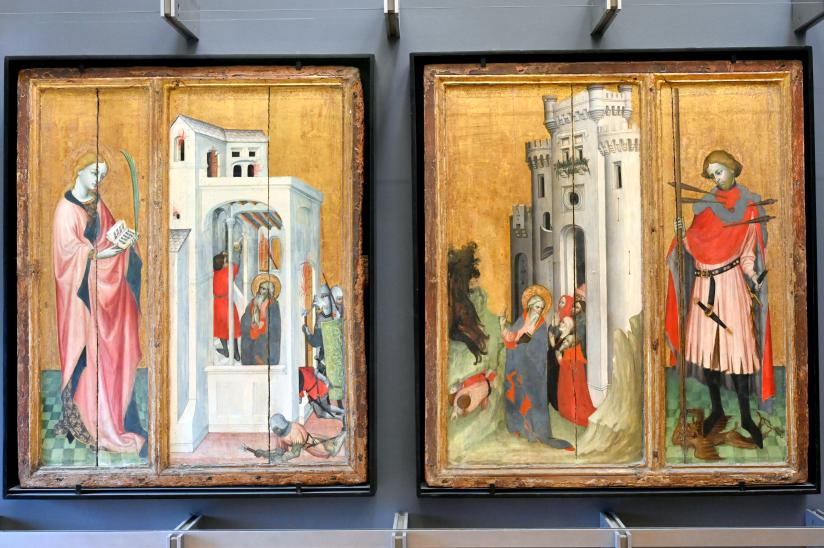 Jacques Iverny (1410), Thouzon-Altarbild, Villeneuve-lès-Avignon, Abtei Saint-André, jetzt Paris, Musée du Louvre, Saal 833, um 1410, Bild 1/4
