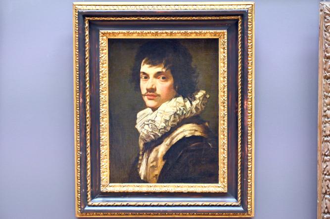Simon Vouet (1616–1650), Porträt eines jungen Mannes, Paris, Musée du Louvre, Saal 829, um 1616, Bild 1/2