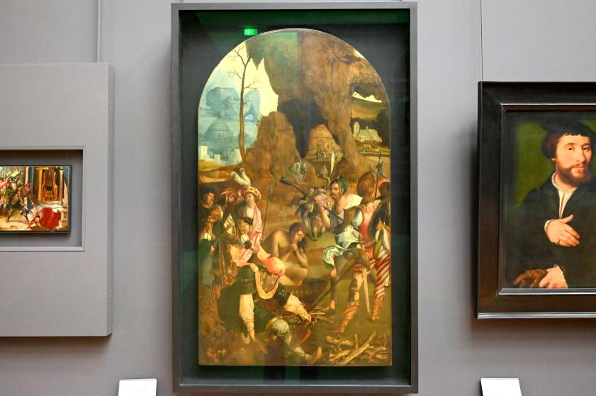 Das Martyrium des Evangelisten Johannes, Paris, Musée du Louvre, Saal 814, 1510–1520, Bild 1/2
