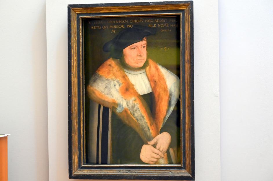 Porträt des Handwerksmeisters Johannes Cingisus, Paris, Musée du Louvre, Saal 810, um 1500–1530, Bild 1/2
