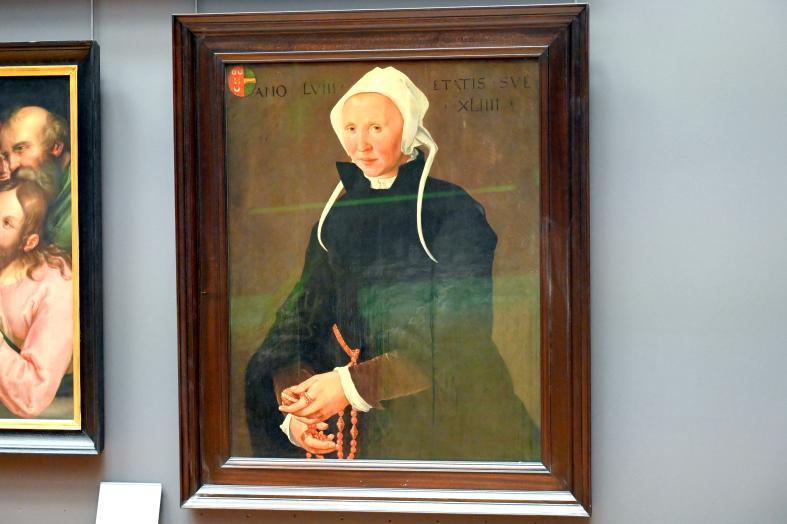 Porträt einer 44-jährigen Frau, Paris, Musée du Louvre, Saal 806, 1558, Bild 1/2