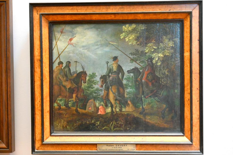 Roelant Savery (1602–1634), Die polnischen Kavalleristen, Paris, Musée du Louvre, Saal 808, 1614, Bild 1/2