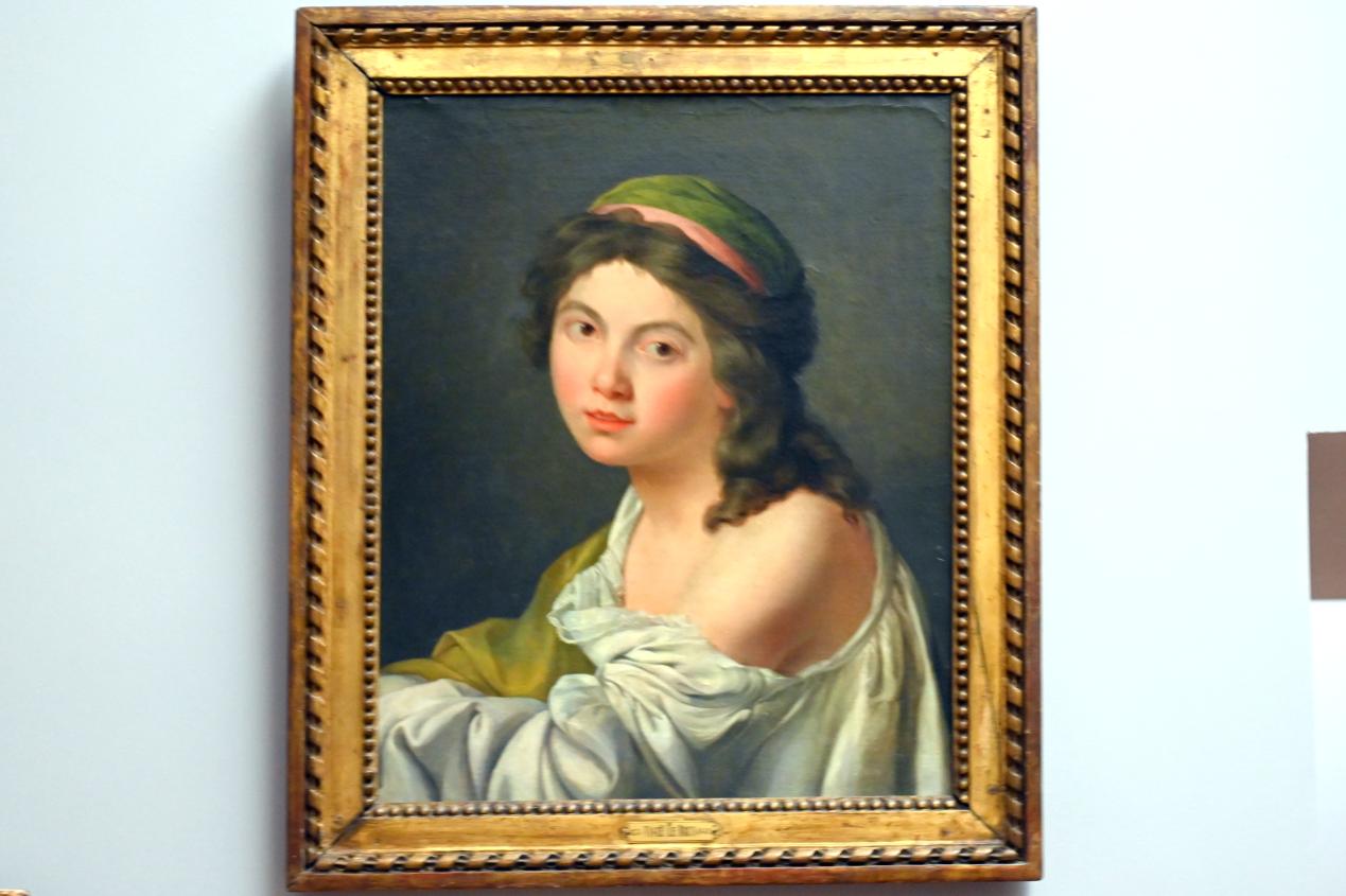 Élisabeth Vigée-Lebrun (Nachahmer) (Undatiert), Porträt eines jungen Mädchens, Paris, Musée du Louvre, Saal 805, Undatiert