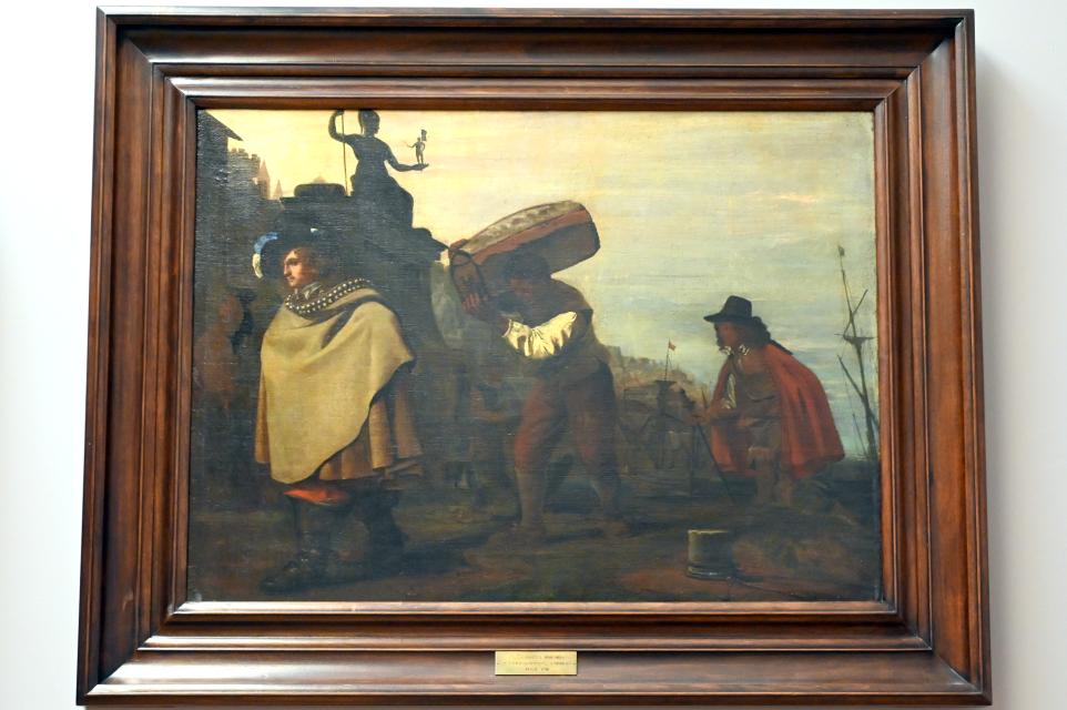 Michael Sweerts (1649–1661), Ankunft eines Adligen in einem südlichen Hafen, Paris, Musée du Louvre, Saal 805, Undatiert