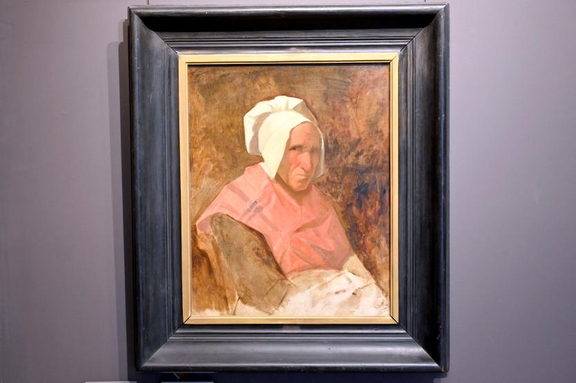 Thomas Couture (1836–1860), Porträt der Marie Simonet aus dem Dorf Villemoyenne (Picardie), Paris, Musée du Louvre, Saal 945, 1836, Bild 1/2
