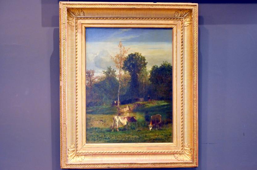 Constant Troyon (1845–1858), Kühe auf der Weide, Paris, Musée du Louvre, Saal 945, um 1850