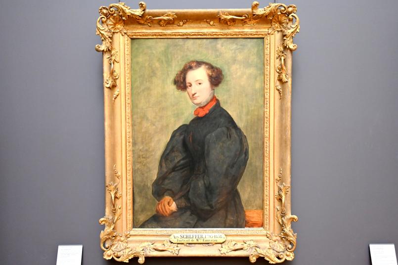 Ary Scheffer (1824–1855), Porträt der Bildhauerin Félicie de Fauveau (ca. 1801-1886), Paris, Musée du Louvre, Saal 946, 1829, Bild 1/2