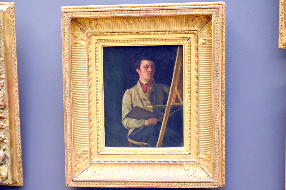 Jean-Baptiste Camille Corot (1823–1874), Selbstporträt, Paris, Musée du Louvre, Saal 949, um 1825, Bild 1/2