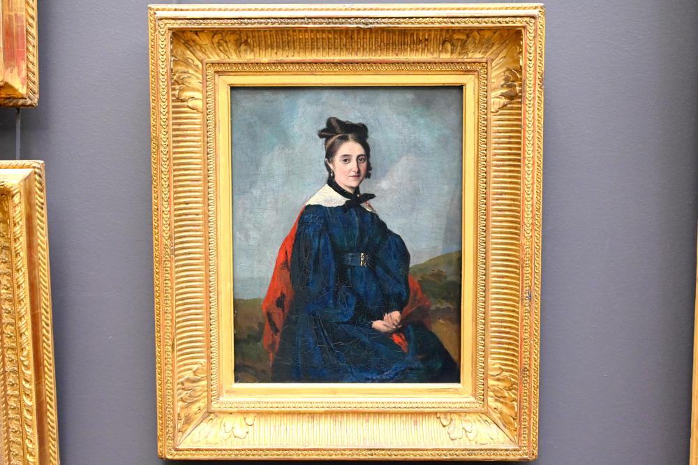 Jean-Baptiste Camille Corot (1823–1874), Porträt der Hutmacherin Alexina Legoux, Paris, Musée du Louvre, Saal 949, um 1835
