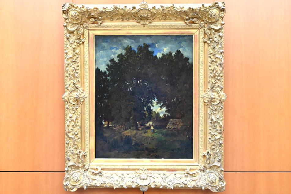 Théodore Rousseau (1827–1862), Dorf unter den Bäumen, Paris, Musée du Louvre, Saal 951, Undatiert