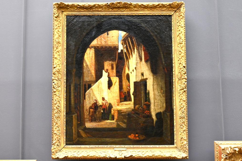 Alexandre-Gabriel Decamps (1830–1854), Eine Straße in Smyrna, Paris, Musée du Louvre, Saal 951, um 1840, Bild 1/2